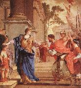 LA HIRE, Laurent de Cornelia Refusses the Crown of the Ptolomai sg oil painting artist
